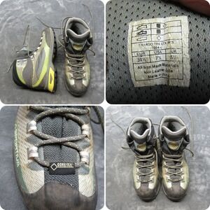 La Sportiva Boots Women 7.5 Green Trango TRK Goretex Waterproof Mountaineer Hike